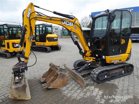 JCB 8026 CTS Mini Excavator For Sale Germany Ulm Lehr UW32714