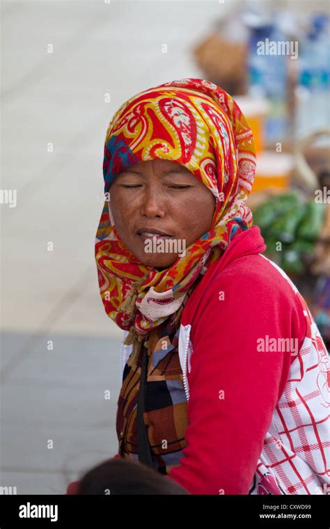 Portrait Of A Woman In Jakarta Indonesia Stock Photo Alamy