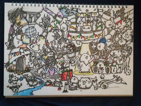 [Fan-made]The Battle Cats Celebration party : r/battlecats