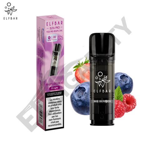 ELFBAR ELFA PRO Pod cartridge Mix berries 20mg 2ks Elektronické cigarety