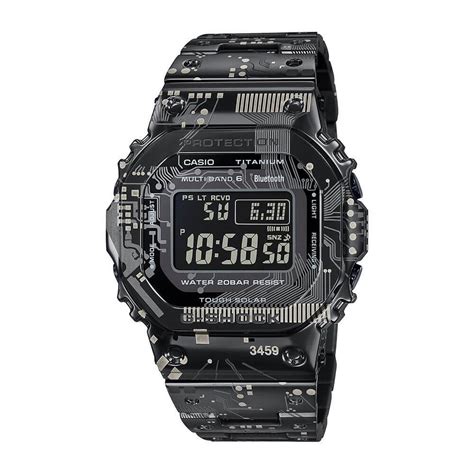 The G SHOCK GMW B5000TCC 1 Watch Looks Like A Titanium Circuit Board