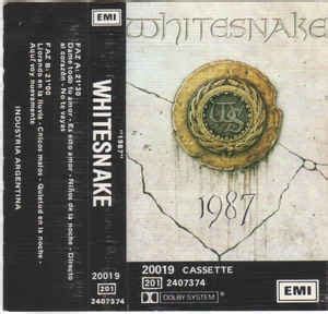 Whitesnake - 1987 (1987, Dolby System, Cassette) | Discogs