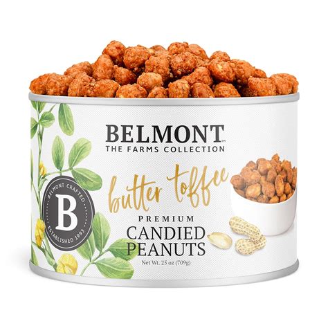 Belmont Peanuts Gourmet Butter Toffee Candied Peanuts 25 Oz 1 Pack Only 4