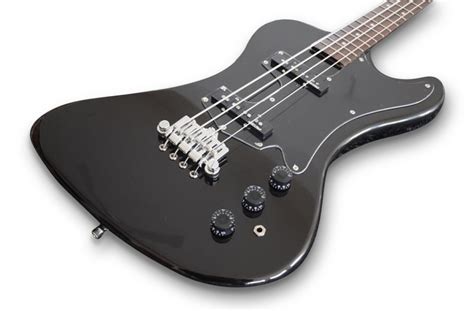 Custom Krist Novoselic Signature Black Tb Style Electric Bass Guitar