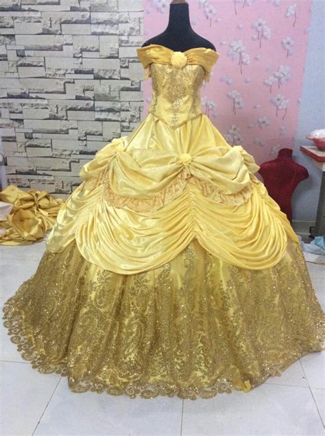 Sparkly Belle Costume Beauty And The Beast Disney Princess Etsy Uk