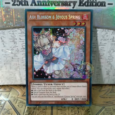 Ash Blossom Joyous Spring Mp En Prismatic Secret Rare