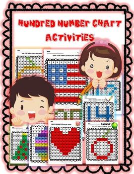 Hundred Number Chart Activities by Robin Wilson First Grade Love