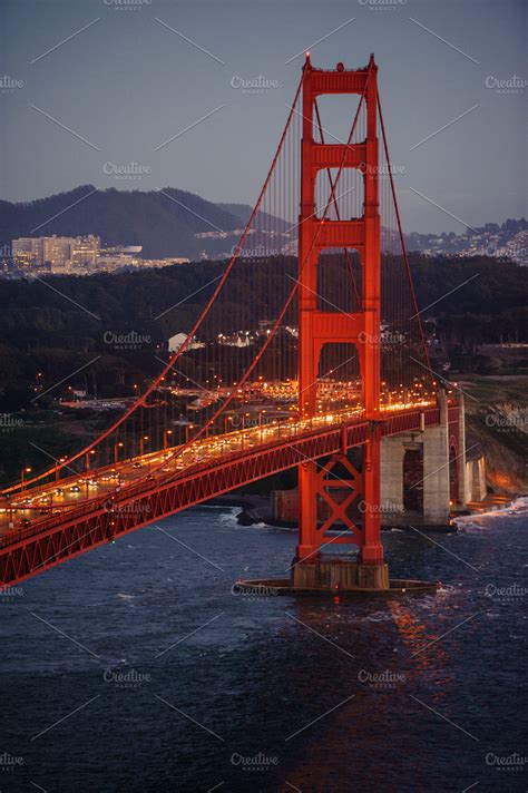 Golden Gate bridge ~ Architecture Photos ~ Creative Market