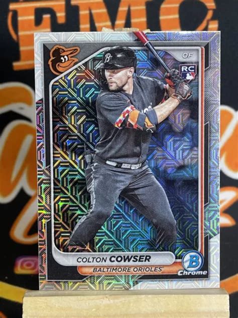 Colton Cowser Recrue Mojo R Fracteur Bowman Chrome Orioles De