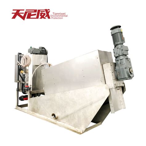 Multi Disc Sludge Dewatering Equipment For Fish Meal Wastewater