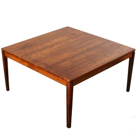 Vintage Danish Rosewood Square Coffee Table At Stdibs