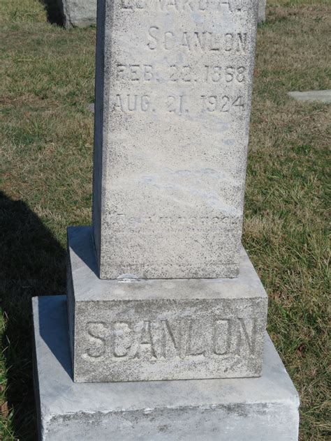 Edward Aloysius Scanlon 1868 1924 Find A Grave Memorial