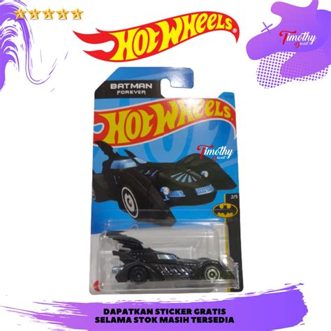 Hitam Hot Wheels Batman Forever Batmobile Black Error Error Different