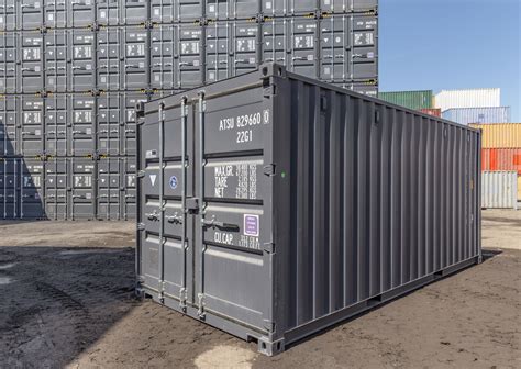 Container 20 Pieds Gris 1er Voyage Neuf Genesis Containers