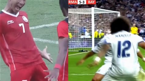 Selebrasi Gol Siu Marcelino Ferdinand Dan Ronaldo Kwateh Marcelo And