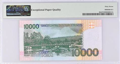 Sao Tome And Principe 10000 Dobras Type 1996 Sao Tome And Principe