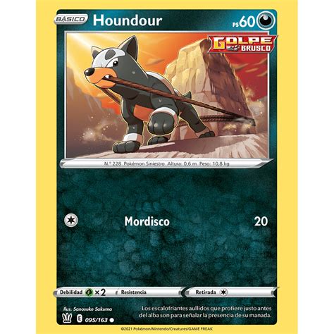 Houndour 095163 Estilos De Combate Trading Card Game Pokémon