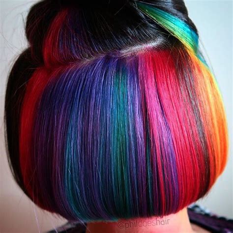 Lovelydyedlocks Underlights Hair Hidden Hair Color Rainbow Hair Color