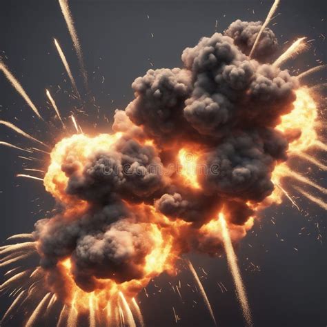 Explosion Cloud, Explosion Effect, Realistic Explosion Boom, Realistic ...