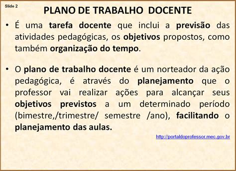 Plano De Trabalho Docente Educação Infantil LIBRAIN