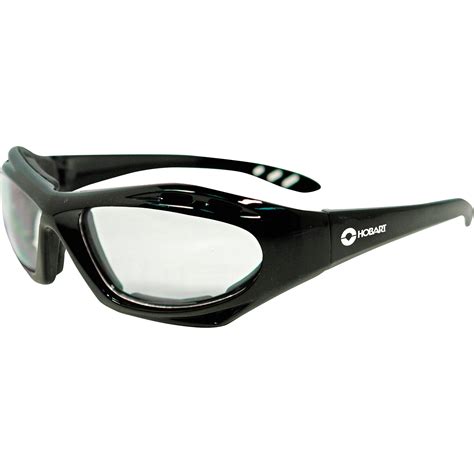 Hobart Shatterproof Safety Glasses — Clear Lens Polycarbonate Model