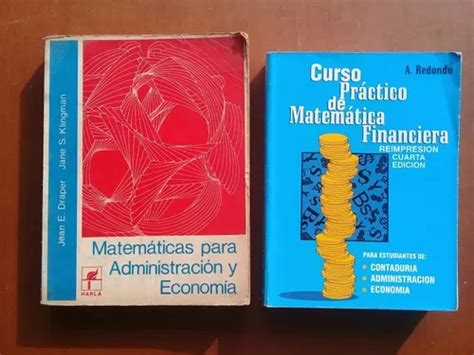 Libro De Matem Ticas Para Administraci N Y Econom A Env O Gratis