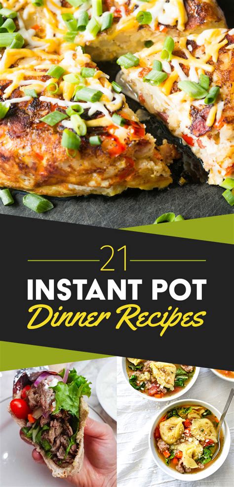 Instant Pot Dinner Ideas You Need To Try