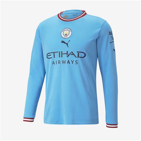 Maillot à Manches Longues Puma Manchester City FC 22 23 Replica