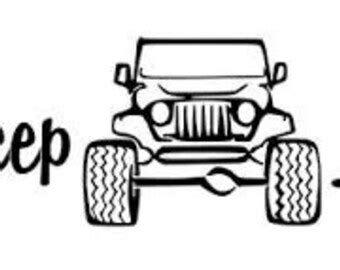 Jeep Life Decal Etsy