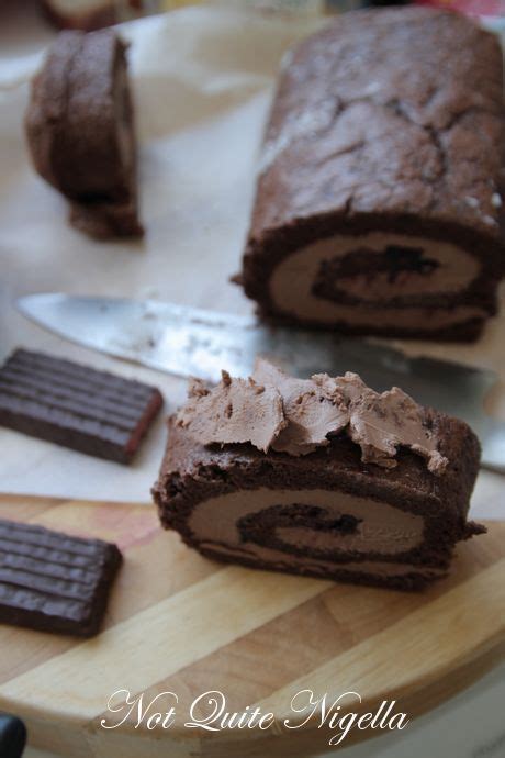 Swiss Roll Christmas Cottage Cake Recipe Not Quite Nigella