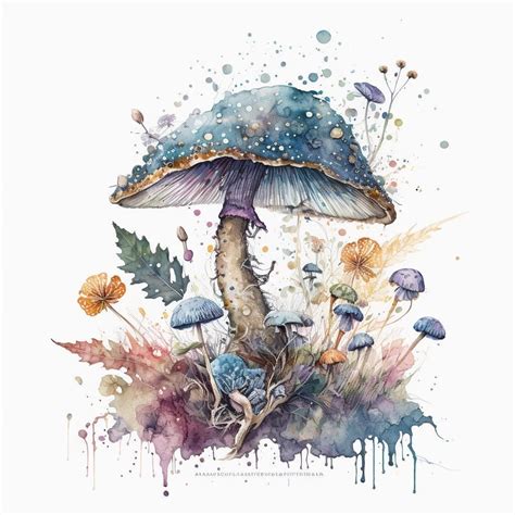 Pin By Lourdes On Mushrooms Mushroom Art Fairy Artwork Illustration Art