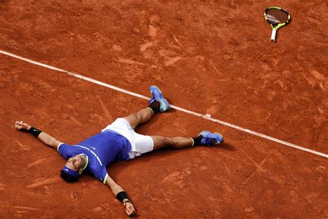 Rafael Nadal En Roland Garros Photo Et Tableau Editions