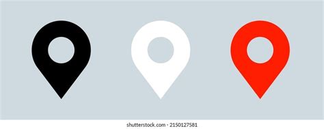 Red Maps Pin Location Map Icon Stock Vector (Royalty Free) 2150127581 ...