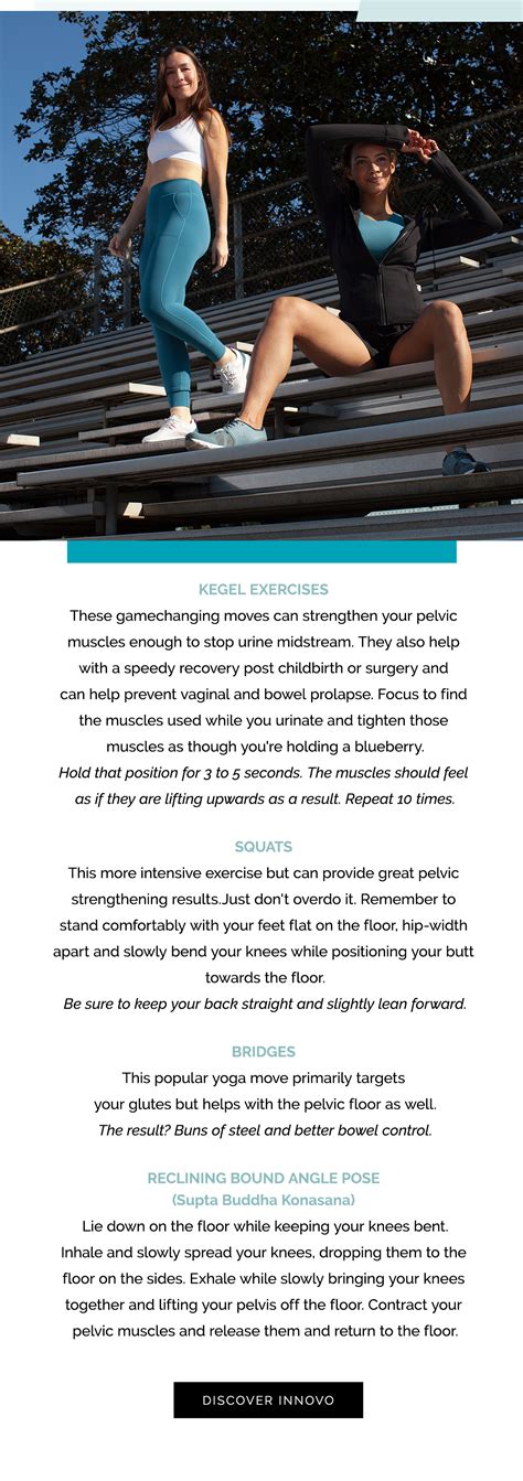 My Innovo The Best Exercises For Your Pelvic Floor Milled