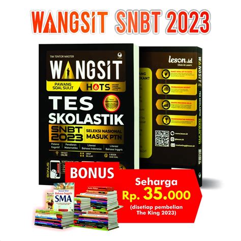 Jual Buku Snbt 2023 Wangsit Pawang Soal Sulit Tes Skolastik Snbt 2023