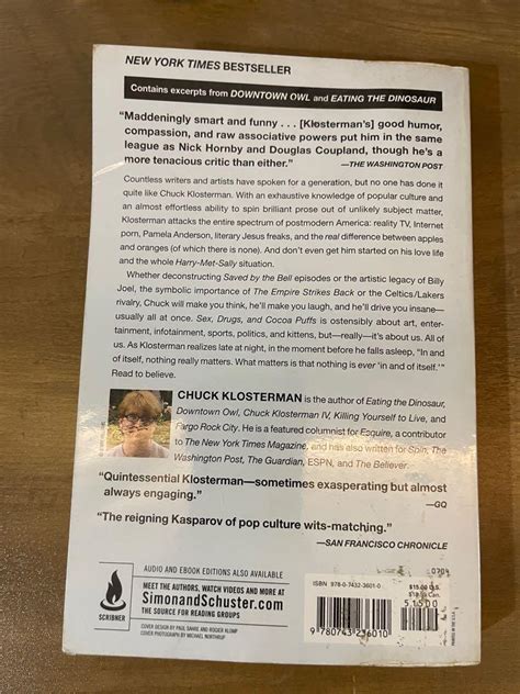 Sex Drugs And Cocoa Puffs By Chuck Klosterman On Carousell