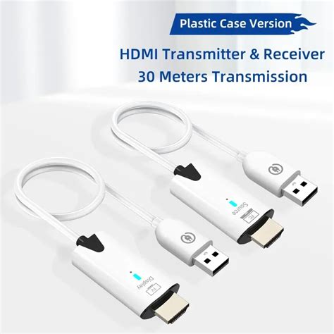 Transmisor Y Receptor De Audio Y V Deo Hdmi Inal Mbrico Adaptador De