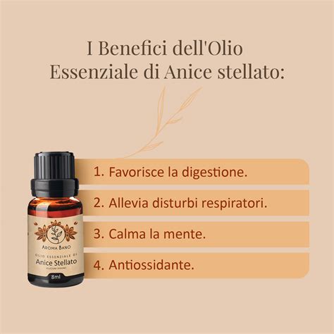 Olio Essenziale Anice Stellato AROMA BANO Uso Alimentare