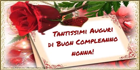 Cartoline Di Compleanno Per Nonna Tantissimi Auguri Di Buon