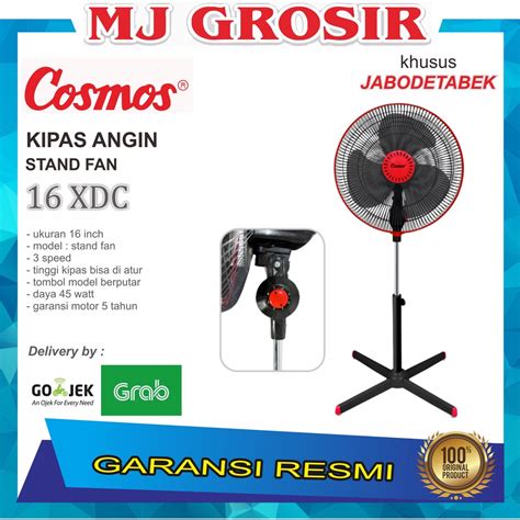 Jual PROMO KIPAS ANGIN STAND FAN COSMOS 16 XDC STAND KIPAS ANGIN