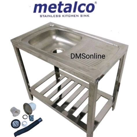 Promo Bak Cuci Piring Kaki Metalco Sink Kaki Ukuran Piring Cm Cm