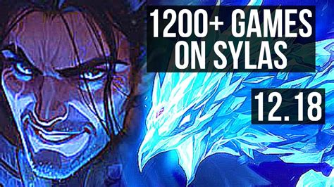 SYLAS Vs ANIVIA MID 2 4M Mastery 1200 Games 18 3 8 Legendary