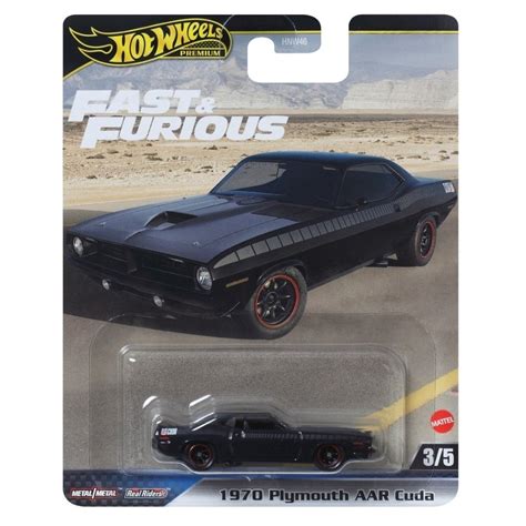 Jual Hot Wheels Premium Fast Furious Plymouth ARR Cuda Hitam