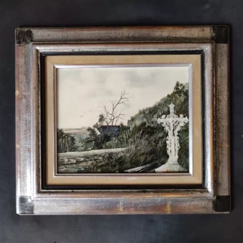 FRANCOISE CAUDAL TABLEAU vue de Bretagne signé EUR 420 00 PicClick FR