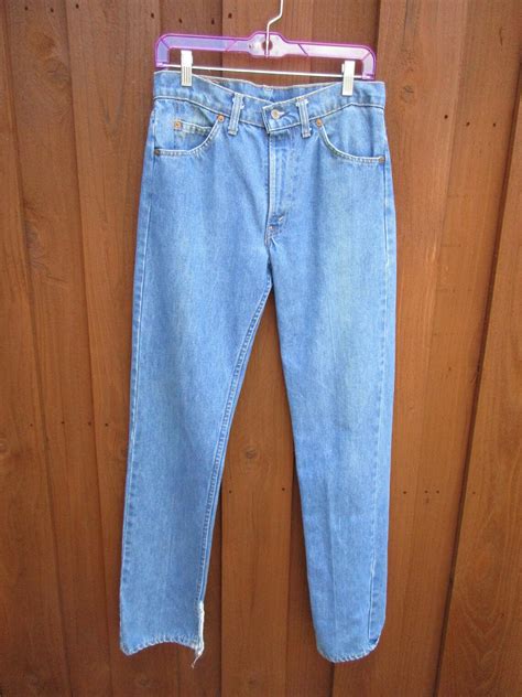 31x34 Vintage Levis 505 Jeans 1970s Mens Orange Tab Straight Etsy