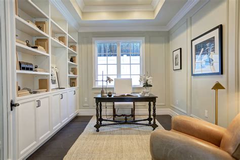 Pacific Palisades Cape Cod Masterpiece Traditional Home Office