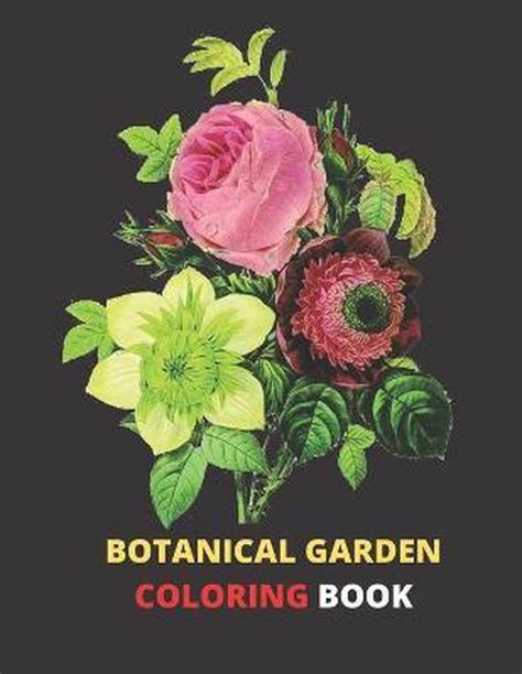 Botanical Garden Coloring Book New Simple Coloring 9798654102034