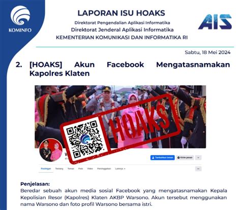 Isu Hoaks Disinformasi Mei Ppid Diskominfo Jateng