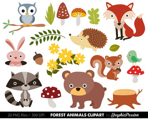 Free Woodland Clipart Black And White, Download Free Woodland Clipart ...