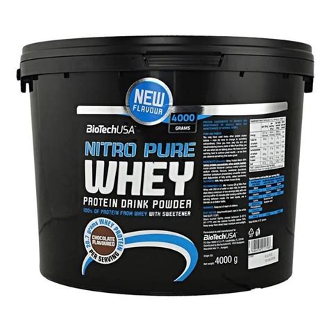 Nitro Pure Whey Biotech usa 4000gr 0 000000 Crème De Noisette